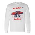 Kinder Endlich Schulkind Erik Personalised First Day Of School 2024 Langarmshirts Geschenkideen