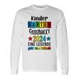 Kita Abgänger 2024 Kita Geschafft 2024 Kita Ade 2024 Langarmshirts Geschenkideen