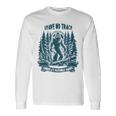 Leave No Trace America National Parks Big Foot Long Sleeve T-Shirt Gifts ideas