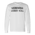 Lieber Voll Als Liebevoll Langarmshirts Geschenkideen