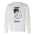 Im Mai Tragen Wir Lila Frauen Lupus Bewusstseinsmonat Langarmshirts Geschenkideen