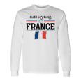 Maillot Supporter France-Equipe De France-Drapeau Tricolore T-shirt à manches longues Idées cadeaux