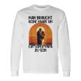 Man Braucht Keine Haare Um Ein Super Papa Zu Sein Sonnenunte Langarmshirts Geschenkideen