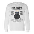 Matura Abschluss Katze Matura Abschied Matura Geschafft Langarmshirts Geschenkideen