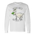 Meine Wiese Hau Ab Du Sack Bauer Landwirt Goat Sheep Langarmshirts Geschenkideen