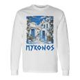 Mykonos Souvenir Mykonos Greece Mykonos Langarmshirts Geschenkideen