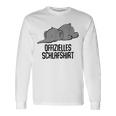 Offizielles Schlaf Elefant Elefanten White Langarmshirts Geschenkideen
