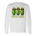 Pickle Squad Dill Pickle Costume Vegan Pickle Crew Long Sleeve T-Shirt Gifts ideas