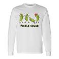 Pickle Squad Vegan Pickle Costume Pickle Squad Long Sleeve T-Shirt Gifts ideas