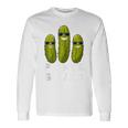 Pickle Squad Vegan Dill Pickle Costume Adult Pickle Squad Long Sleeve T-Shirt Gifts ideas