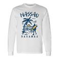 Retro Nassau Bahamas Trip Bahamas Vacation Beach Sunset Long Sleeve T-Shirt Gifts ideas