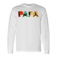 Retro Parkour Papa Lustigerintage Papa Parkour Langarmshirts Geschenkideen