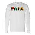 Retro Schlagzeug Papa Lustig Papa Schlagzeuger Langarmshirts Geschenkideen