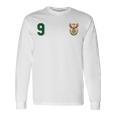 Retro South Africa Soccer Jersey Football Rugby 9 Long Sleeve T-Shirt Gifts ideas