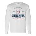 Retro Styled Vintage Chihuahua Long Sleeve T-Shirt Gifts ideas