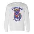 Rottweiler Papa Rottie Dad Dog Lovers Langarmshirts Geschenkideen