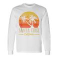 Santa Cruz California Retro Vintage Sunset Beach 70S 80S Sin Mangas Camiseta de manga larga Ideas de regalos