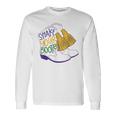 Shake Your Bootie Mardi Gras Bead Boot Carnival Celebration Long Sleeve T-Shirt Gifts ideas