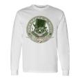 Shamrock And Roll Rock And Roll Saint Patrick's Day Skull Long Sleeve T-Shirt Gifts ideas