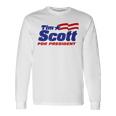 Tim Scott For President 2024 Scott 2024 Republican Patriot Long Sleeve T-Shirt Gifts ideas