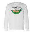 Two Peas In A Pod Grandpa Of Twins Long Sleeve T-Shirt Gifts ideas