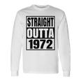 Vintage 1972 Limited Edition Bday 1972 Birthday Long Sleeve T-Shirt Gifts ideas