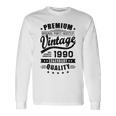 Vintage 1990For Retro 1990 Birthday Long Sleeve T-Shirt Gifts ideas