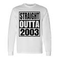 Vintage 2003 Limited Edition Bday 2003 Birthday Long Sleeve T-Shirt Gifts ideas