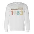 Vintage Cassette Limited Edition 1983 Birthday Long Sleeve T-Shirt Gifts ideas