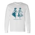 Vintage Lesbian Pride And They Were Roommates Sapphic Pride Long Sleeve T-Shirt Gifts ideas