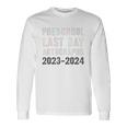 Vintage Pre-School Autographs 2024 Last Day Sign My Long Sleeve T-Shirt Gifts ideas