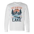 Vintage Retro Life Is Better At The Lake Lake Life Long Sleeve T-Shirt Gifts ideas