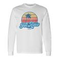 Vintage Tel Aviv Israel Classic 70S Retro Surfer Long Sleeve T-Shirt Gifts ideas