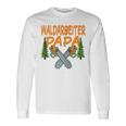 Waldarbeiter Papa Baumfäller Bäume Fällen Im Wald Kapuzenjacke Langarmshirts Geschenkideen