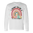 I Want To Be A Schwa It's Never Stressed Science Of Reading Long Sleeve T-Shirt Gifts ideas