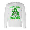 Weed Bear Herb Bear Don't Care Bear Marijuana Cannabis Long Sleeve T-Shirt Gifts ideas