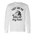 They See Me Rolling They Hatin' Vintage Armbar Jiu-Jitsu Bjj Long Sleeve T-Shirt Gifts ideas