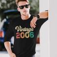 18 Year Old Vintage 2006 Made In 2006 18Th Birthday Long Sleeve T-Shirt Gifts for Him