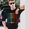 2024 Schedule Formula Racing Formula Car Retro Vintage Long Sleeve T-Shirt Gifts for Him