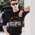 2024 Total Solar Eclipse Texas Total Eclipse 2024 Long Sleeve T-Shirt Gifts for Him