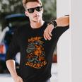 5 Olive Army Solar Orange Black RetroMatch Mis Long Sleeve T-Shirt Gifts for Him