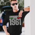 60 Anni Compleanno Nonno Papà Nato1961 Regalo Italiener Langarmshirts Geschenke für Ihn