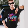 90S Vibe 1990 Nineties Theme Party Costume Retro 90S Long Sleeve T-Shirt Gifts for Him