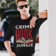 Adicto A Los Libros De Crimen True Crime Camiseta de manga larga Regalos para él