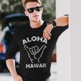 Aloha Hawaii Shaka Sign Surf Long Sleeve T-Shirt Gifts for Him