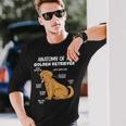 Anatomy Of A Golden Retriever Langarmshirts Geschenke für Ihn