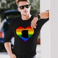 Arizona Gay Pride Heart Long Sleeve T-Shirt Gifts for Him