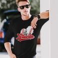 Atlanta Strong Cute Heart Souvenir Im Proud Of Atlanta Long Sleeve T-Shirt Gifts for Him