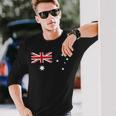 For Australian Australia Flag Day Long Sleeve T-Shirt Gifts for Him