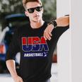 Basketball 2021 Usa Long Sleeve T-Shirt Gifts for Him